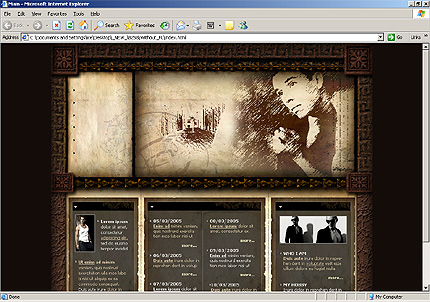 HTML HOMEPAGE SCREENSHOT