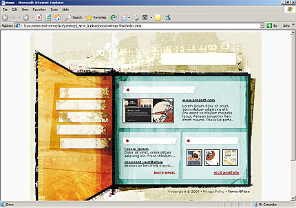 HTML HOMEPAGE SCREENSHOT