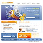 Web Hosting Web Design Template 8577