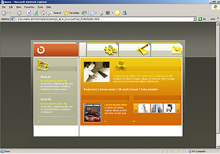 HTML HOMEPAGE SCREENSHOT