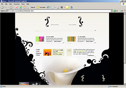 HTML HOMEPAGE SCREENSHOT