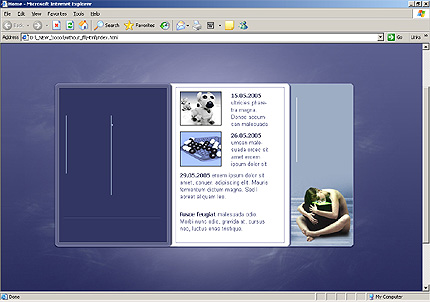 HTML HOMEPAGE SCREENSHOT