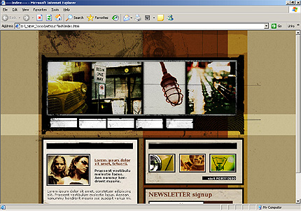 HTML HOMEPAGE SCREENSHOT