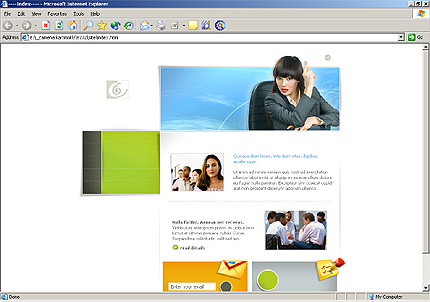 HTML HOMEPAGE SCREENSHOT