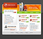 Web Hosting Web Design Template 8839