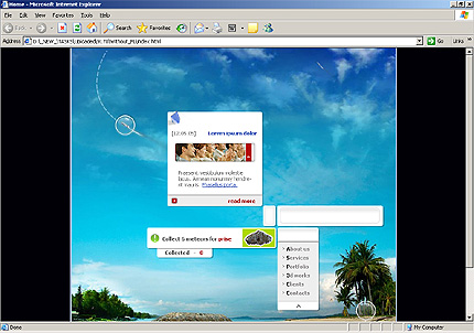 HTML HOMEPAGE SCREENSHOT