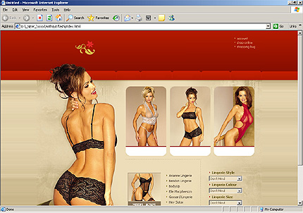 HTML HOMEPAGE SCREENSHOT