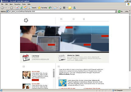 HTML HOMEPAGE SCREENSHOT