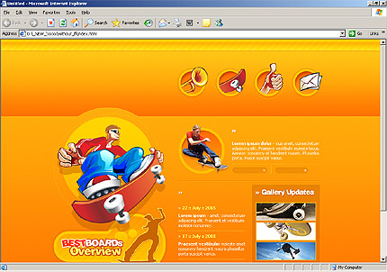 HTML HOMEPAGE SCREENSHOT