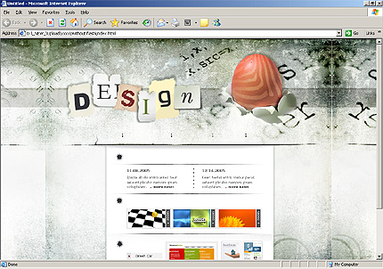 HTML HOMEPAGE SCREENSHOT