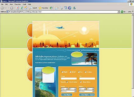 HTML HOMEPAGE SCREENSHOT