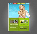 Web Hosting Web Design Template 9473