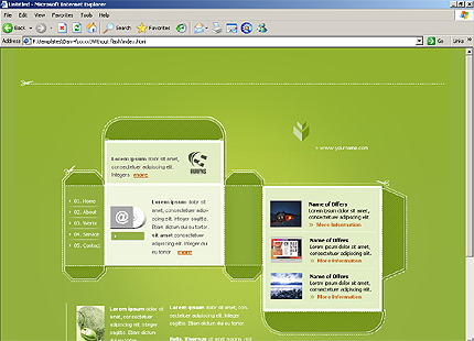 HTML HOMEPAGE SCREENSHOT