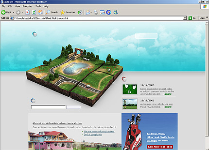 HTML HOMEPAGE SCREENSHOT