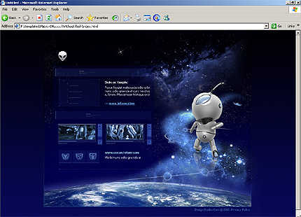 HTML HOMEPAGE SCREENSHOT