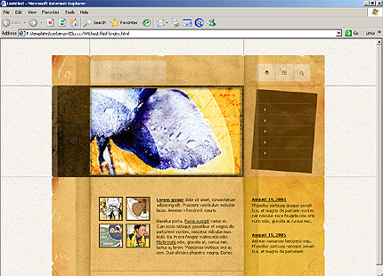 HTML HOMEPAGE SCREENSHOT