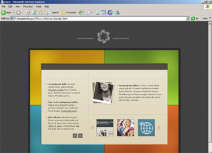 HTML HOMEPAGE SCREENSHOT