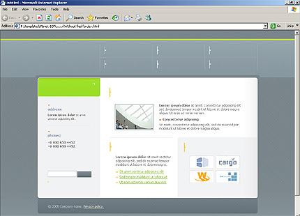 HTML HOMEPAGE SCREENSHOT