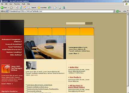 HTML HOMEPAGE SCREENSHOT