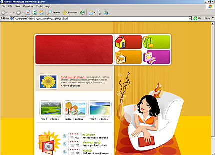 HTML HOMEPAGE SCREENSHOT