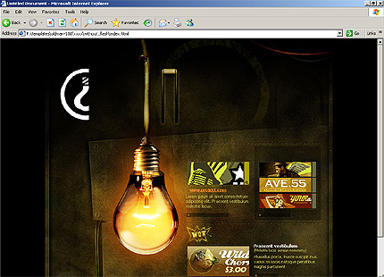 HTML HOMEPAGE SCREENSHOT