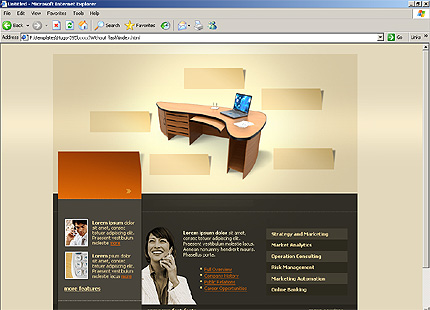 HTML HOMEPAGE SCREENSHOT