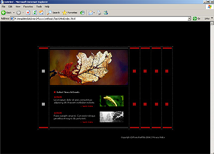 HTML HOMEPAGE SCREENSHOT