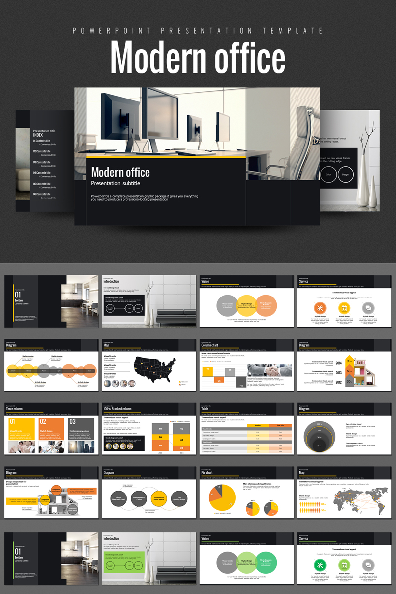 Modern Office PowerPoint template