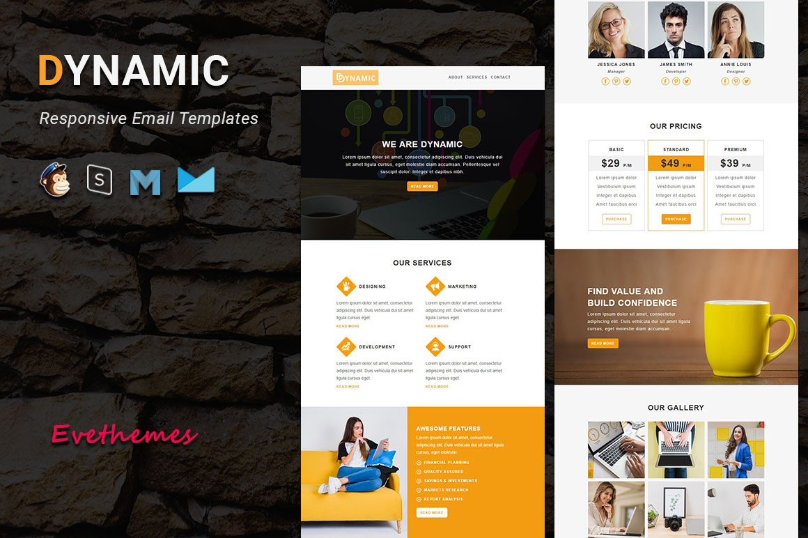 DYNAMIC - Responsive Email Newsletter Template