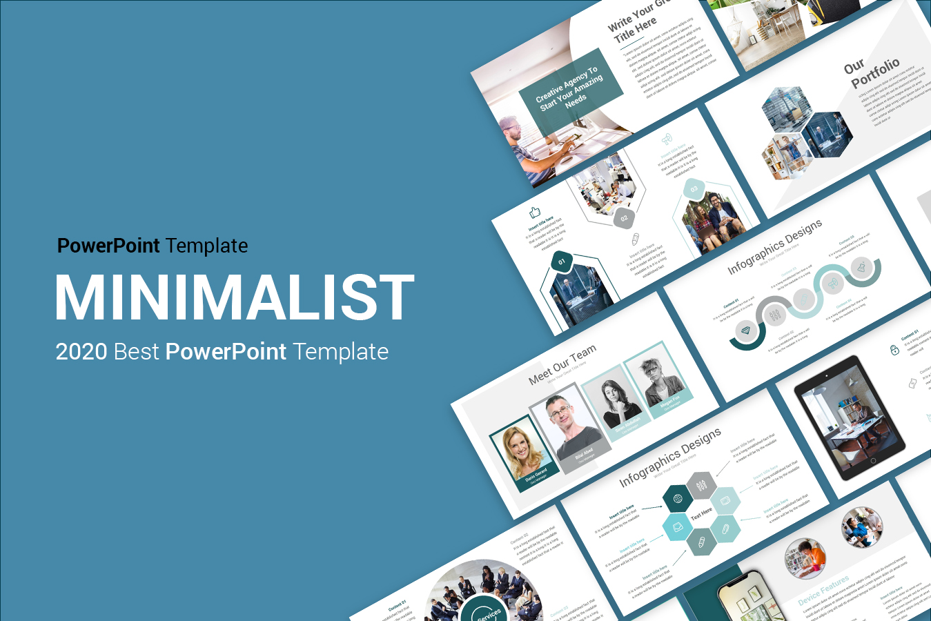 Minimalist PowerPoint template