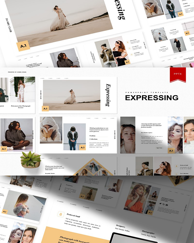 Expressing | PowerPoint template