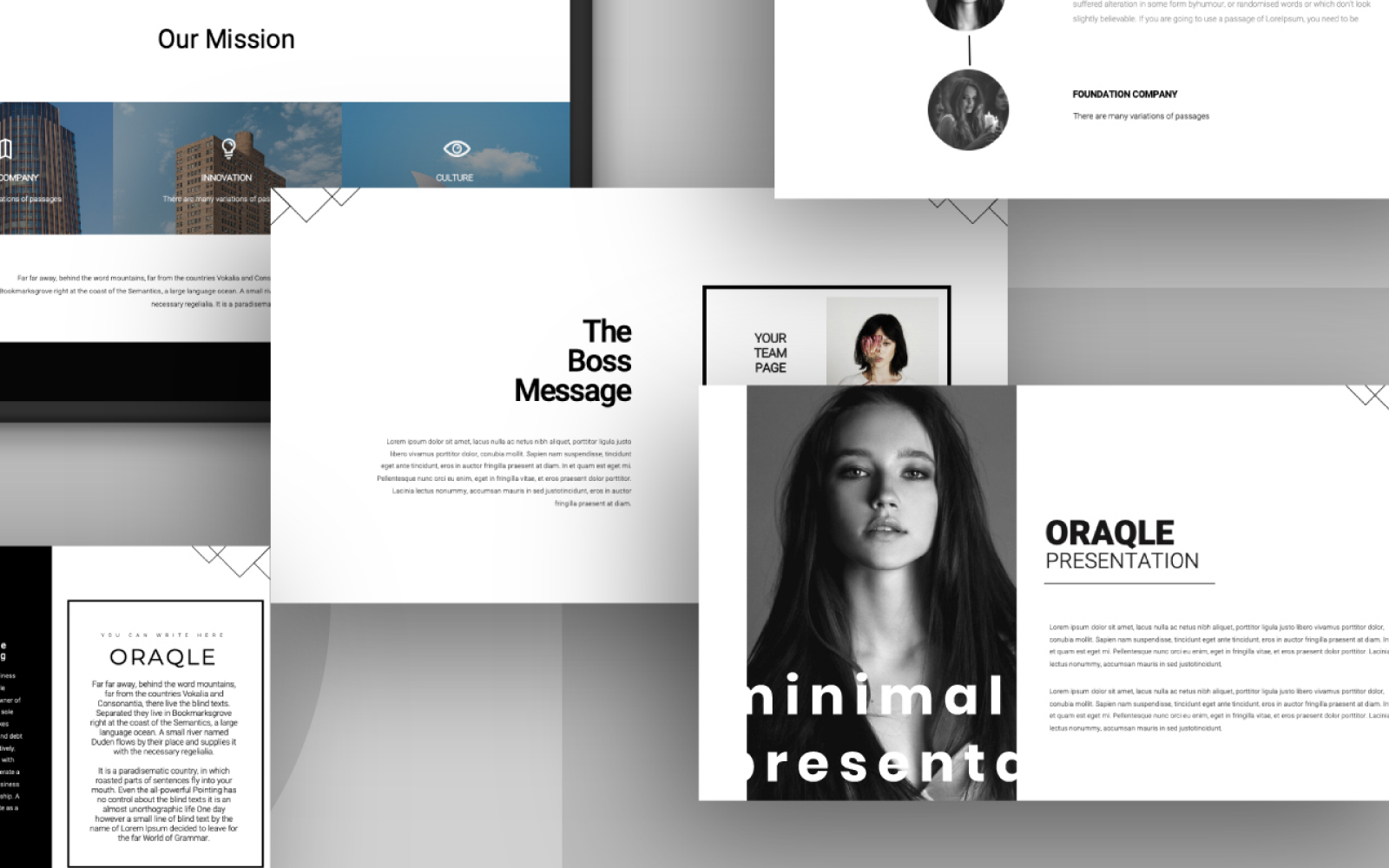 ORAQLE PowerPoint template