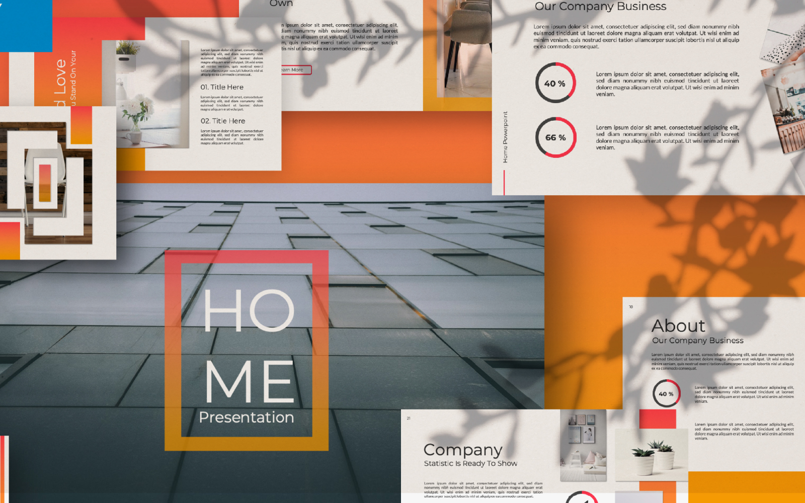 Home Presentation PowerPoint template