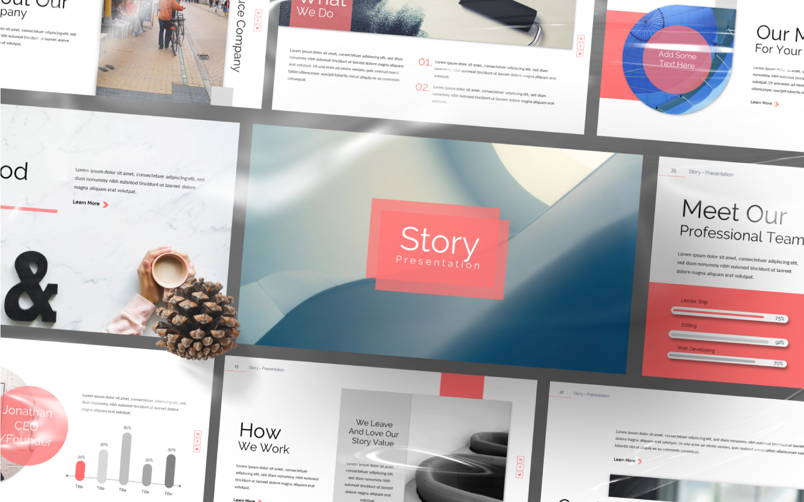 Story Presentation PowerPoint template