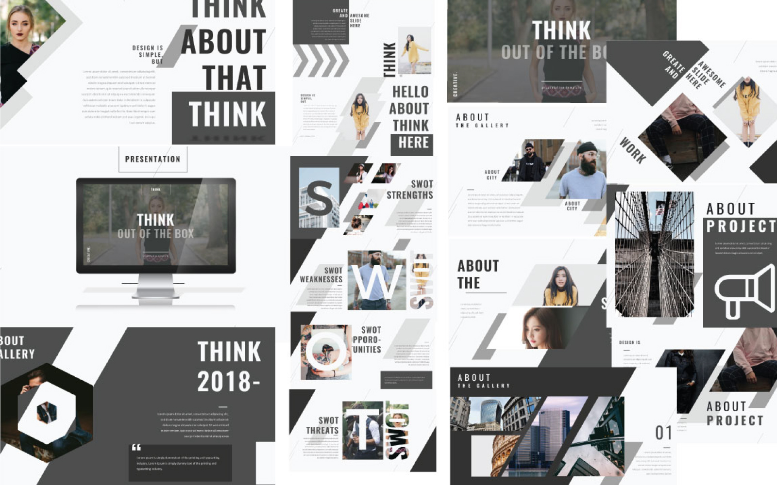 THINK Presentation PowerPoint template