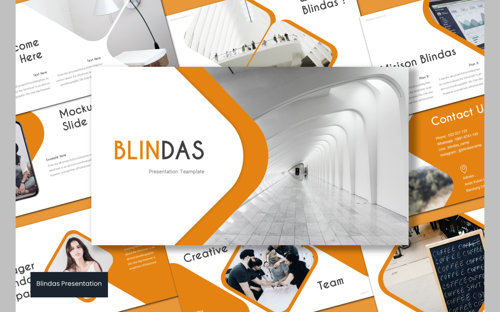 Blindas PowerPoint template
