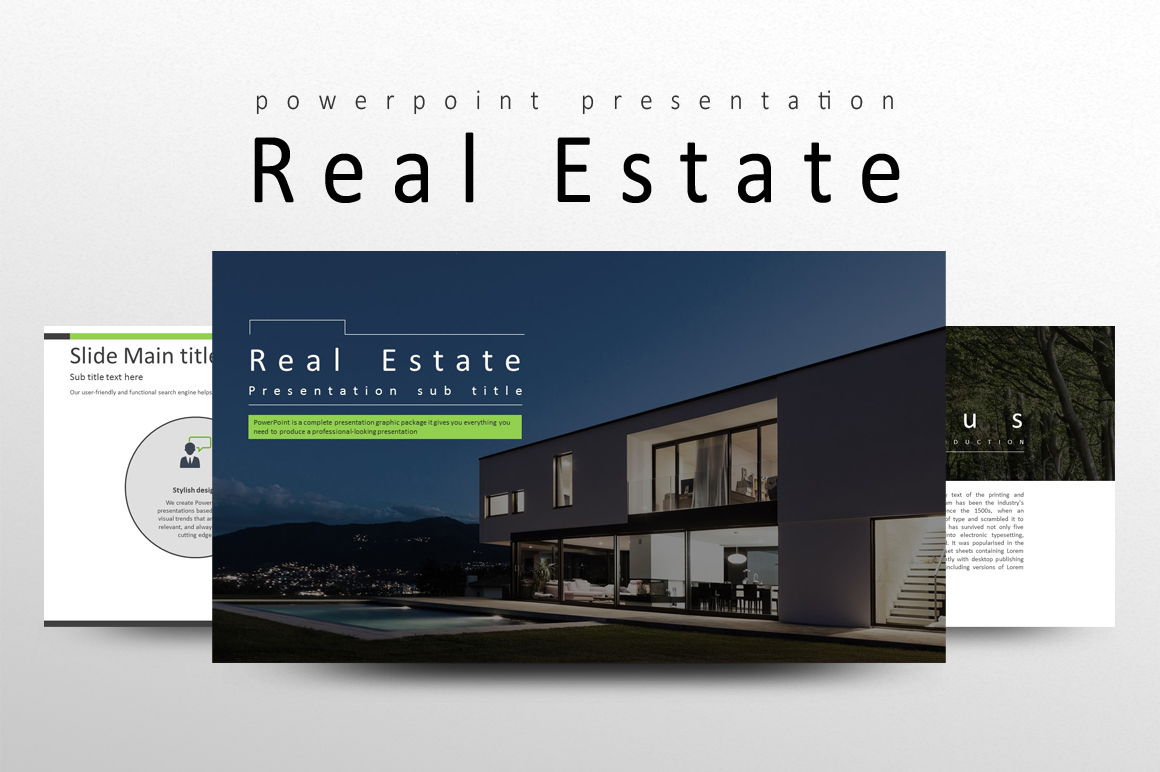 Real Estate PowerPoint template