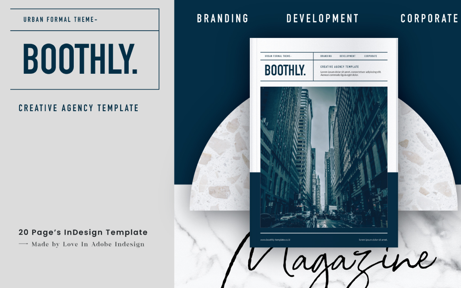 BOOTHLY CREATIVE AGENCY Magazine Template