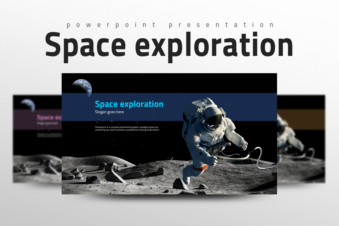 Space Exploration PowerPoint template