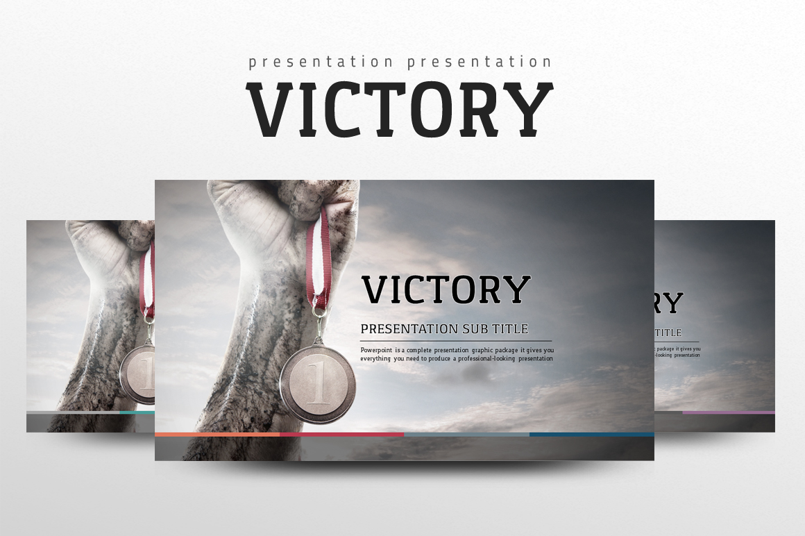 Victory PowerPoint template