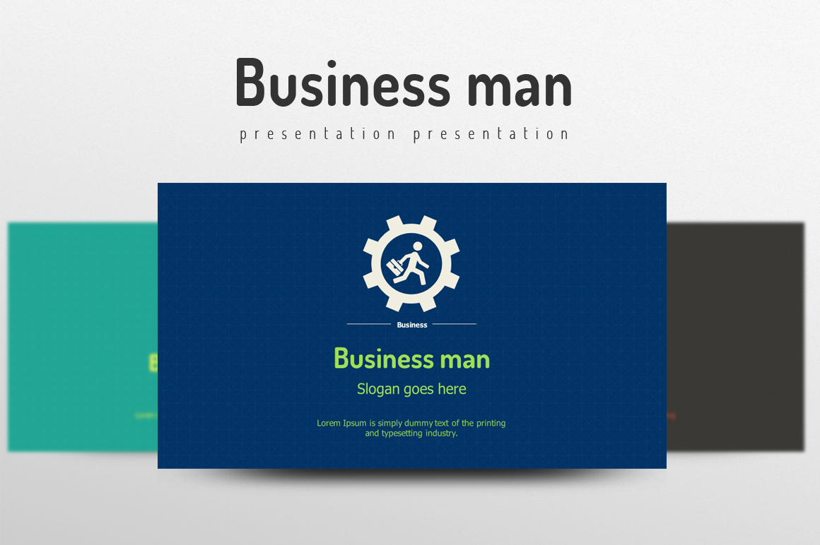 Business Man PowerPoint template