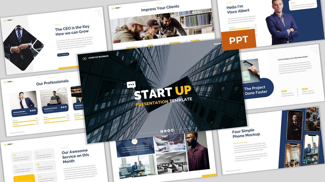 Start Up PowerPoint template