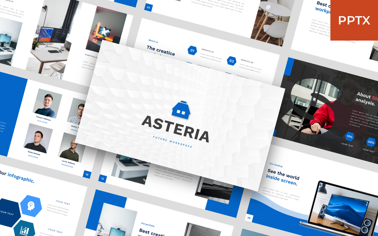 Asteria - Business Creative PowerPoint Template