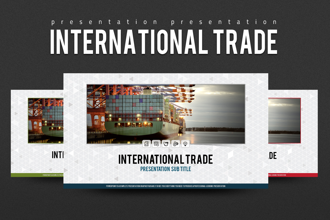 International Trade PowerPoint template