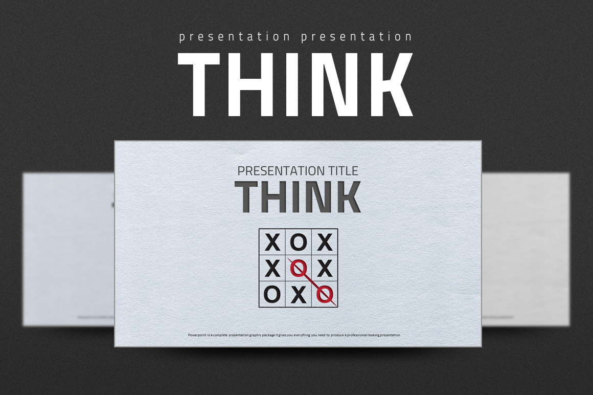 Think PowerPoint template