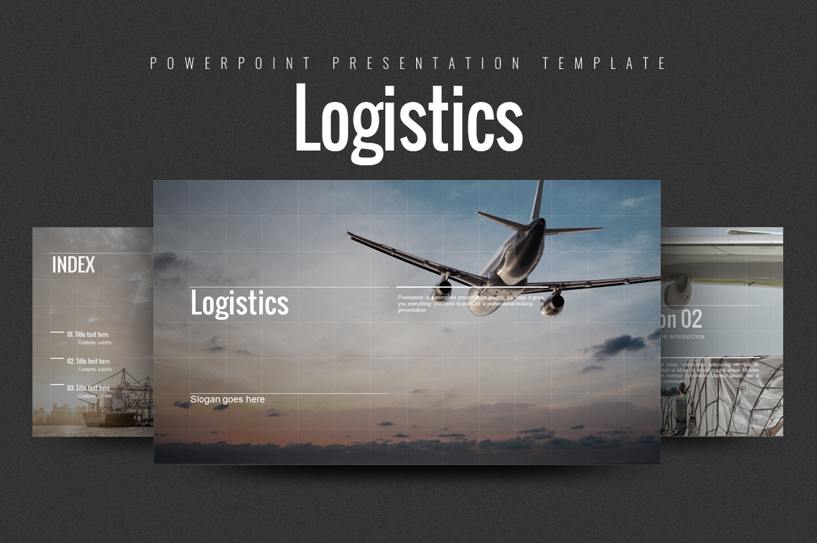 Logistics PowerPoint template