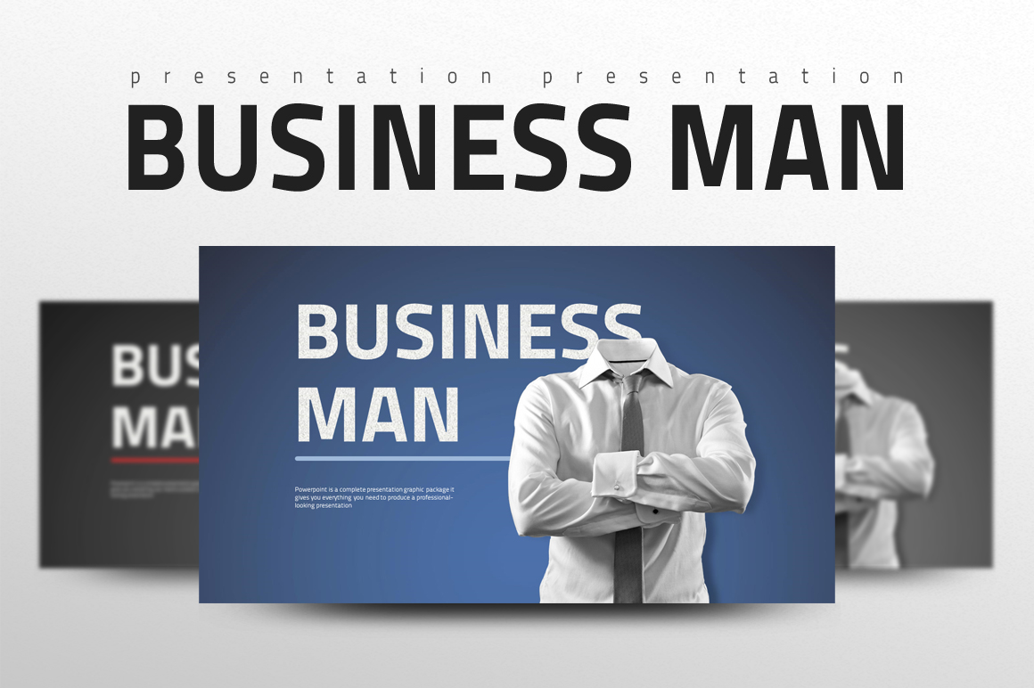 Business man PowerPoint template