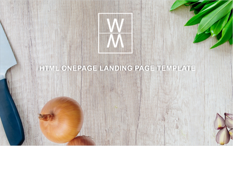 WAME - Multipurpose Onepage Html Landing Page Template