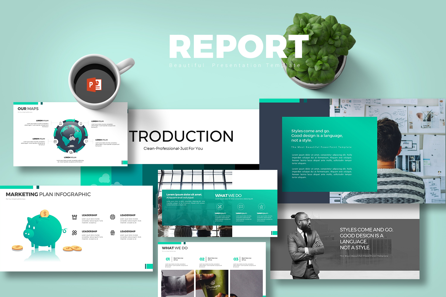 Report PowerPoint template