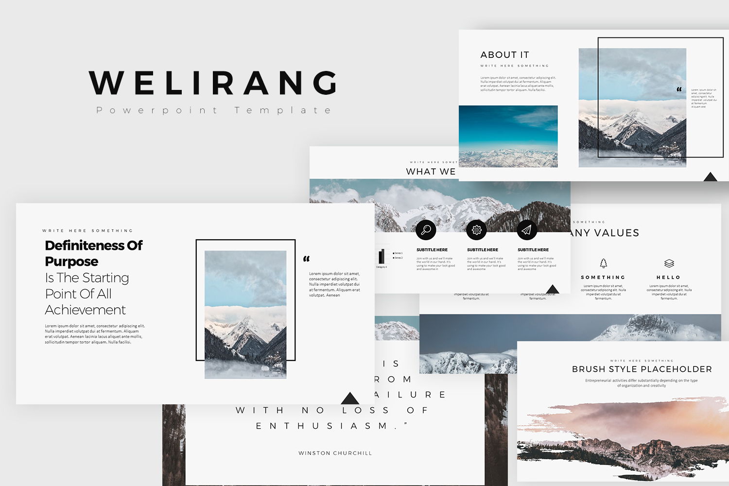 Welirang PowerPoint template